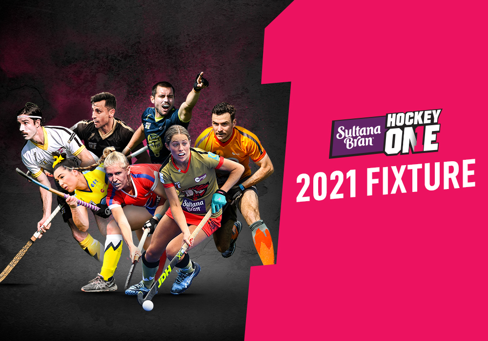 H1 Fixture Title web 1000x700 1 - Australia's Sultana Bran Hockey One League is back - Australia’s new premier domestic men’s and women’s hockey competition, the Sultana Bran Hockey One League, is back and gearing up for a massive second season following the release of the 2021 fixtures.